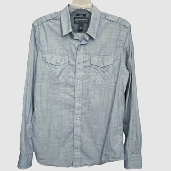 American Rag Other - American Rag Men's Long Sleeve Button Down Shirt Light Blue, EUC- Size S